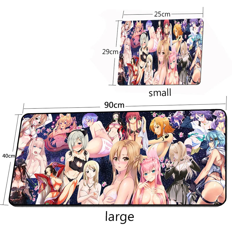 Original Sex MousePad Big Tits Mouse Pad Anime Full Set Sexy Girl Mouse Pad Computer Player Desk Mat Keyboard Accessories Mats