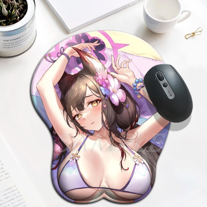 3D Boobs Mousepad | Oppai Ass Tits Mouse Pad | Silicone boobs mousepad