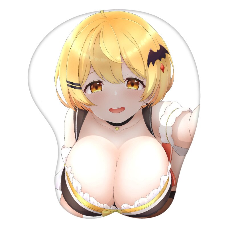 3D Mouse Pad Yozora Mel Hololive Anime Wrist Rest Silicone Sexy Creative Gaming Mousepad Mat