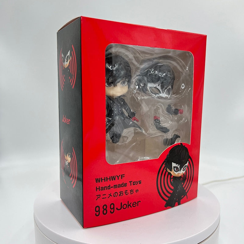 #989 Ren Amamiya Persona 5 Joker Anime Figure Megami Tensei Protagonist Action Figure #793 Morgana/Futaba Sakura Figure Doll Toy