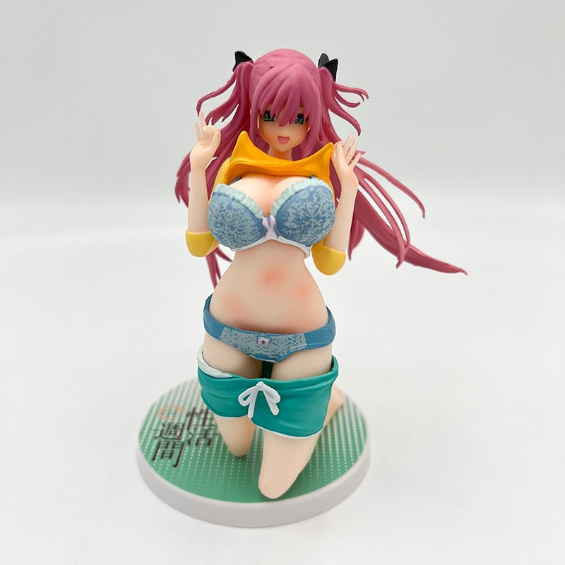 12cm Seikatsu Shuukan Ayaka Anime Figure F.W.A.T Ayaka Sexy Girl Action Figure Japanese Anime Girl Figure Collectible Doll Toys