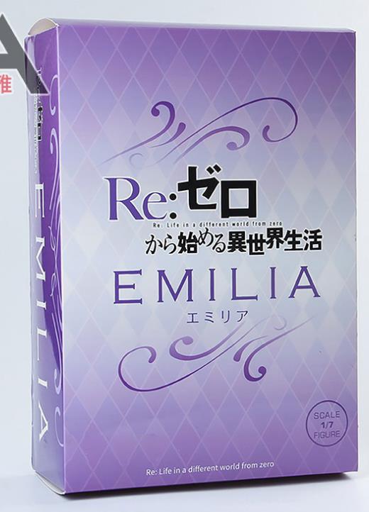 Re:Zero kara Hajimeru Isekai Seikatsu Emilia Puck 1/7 PVC Action Figure Sexy Cut Girl Anime Hentai Model Dolls Gift Toys