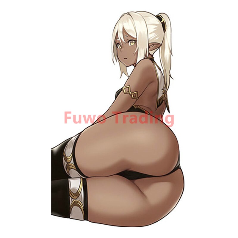 Fuwo Trading  Naughty Car Sticker Sexy Beautys Cartoon 3D Funny Bosshi Character Anime Vinyl Sticker CarWindowDecals Accessories