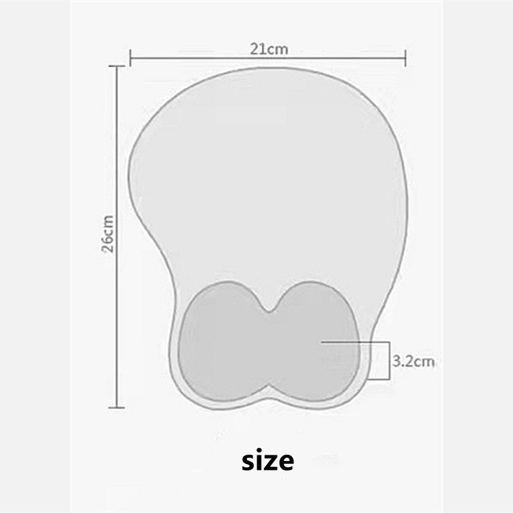 3D Boobs Mousepad | Oppai Ass Tits Mouse Pad | Silicone boobs mousepad