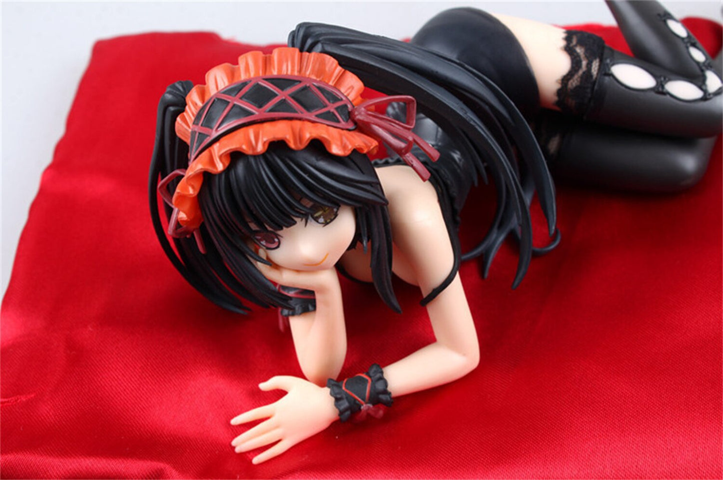 DATE A LIVE Tokisaki Kurumi Nightmare Sleeping Position PVC Action Figures Toy Sexy Girl Statue Adult Collection Model Doll Gift