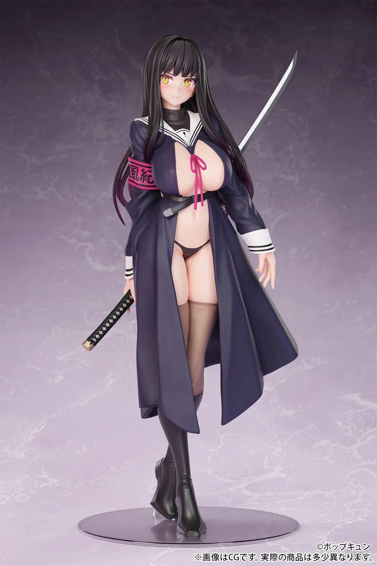 27cm Bfull FOTS JAPAN Sexy Anime Girl Figure Haji Soku Zan Fuuki Iinchou Action Figure Adult Collectible Model Doll Toys