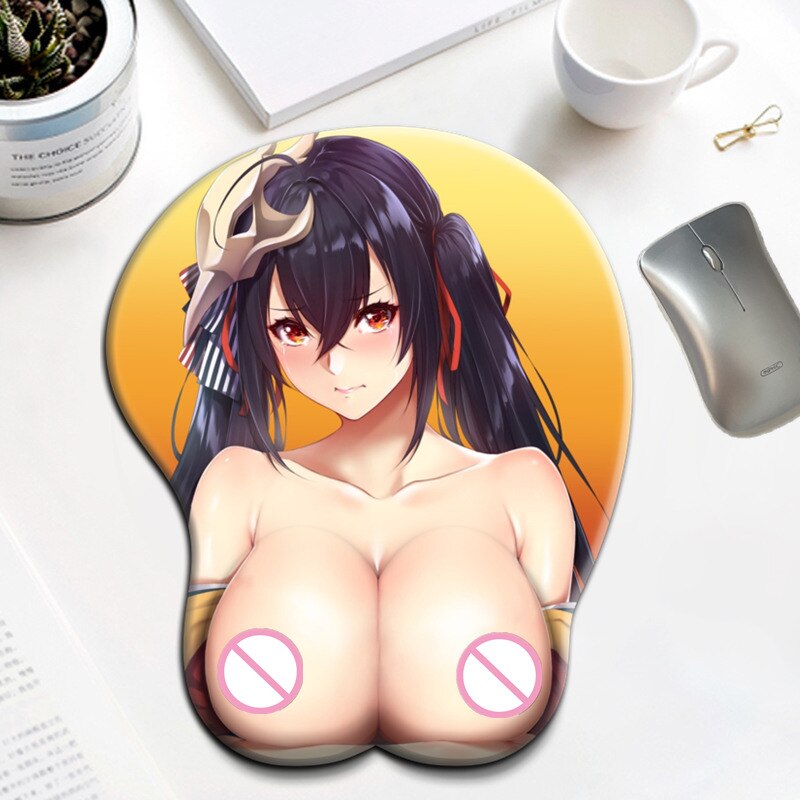 Taihou Full Skin for Azur Lane 3D Big Sexy Breasts Mousepad Oppai Wrist Rest Anime Gaming Mouse Pad Kawaii Desk Mat for PC Gamer