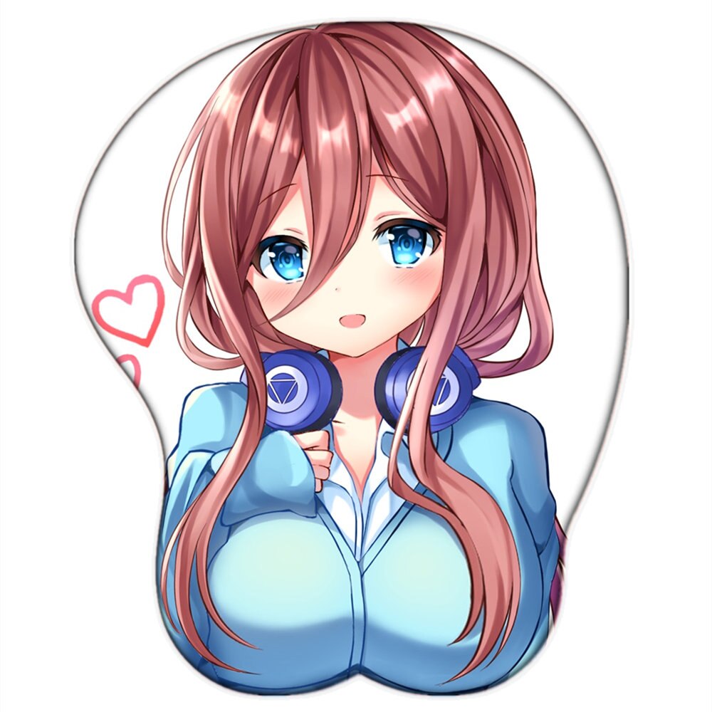 Nakano Miku for Anime Go-toubun No Hanayome Oppai 3D Mouse Pad with Wr –  K-Minded