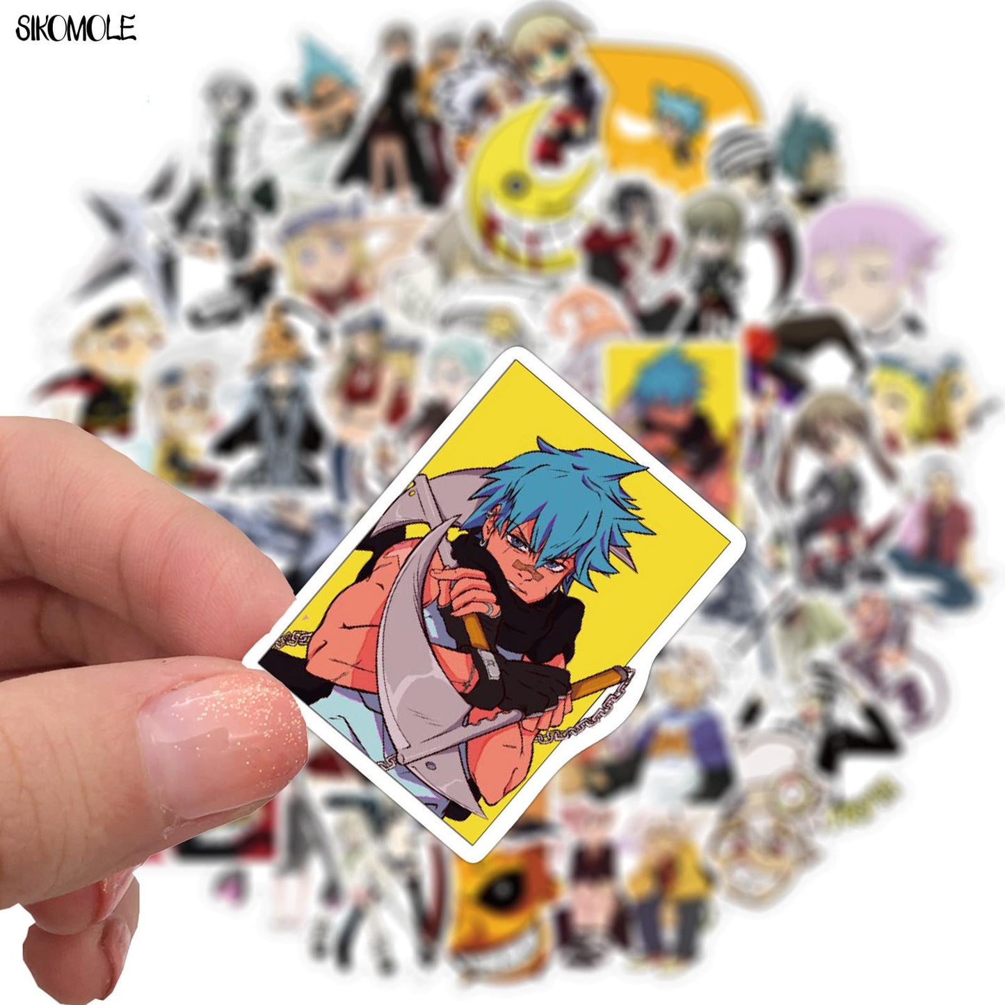 10/30/50PCS Japanese Anime Soul Eater Stickers Cartoon DIY Toys Helmet –  K-Minded