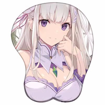 Re:Life in a different world from zero Rem Figure 3d Girl Soft Gel Gaming Mouse Pad Mousepad Wrist Rest 4778 Gifts Man Toy