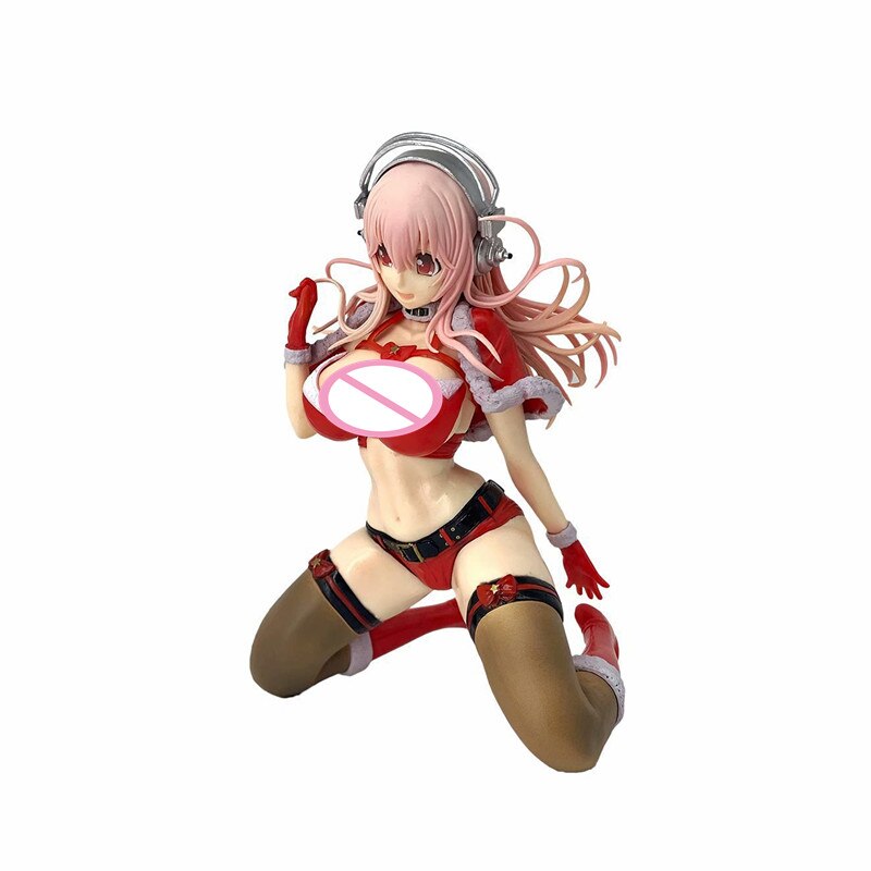 Sexy Anime Girl Figure Sonico Christmas Version Hentai Cast Off Figure Collection Girl Figurine Home Decor Collectible Figurines