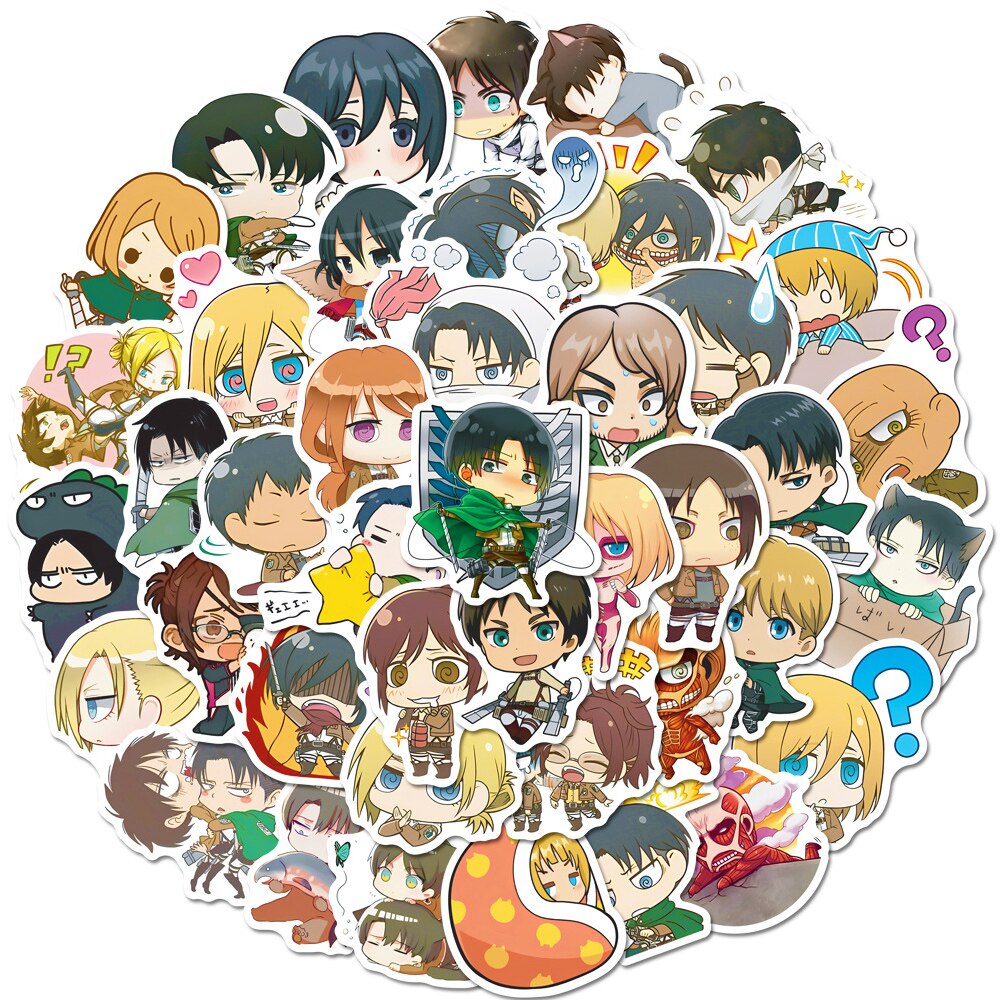 Shingeki No Kyojin Stickers for Sale