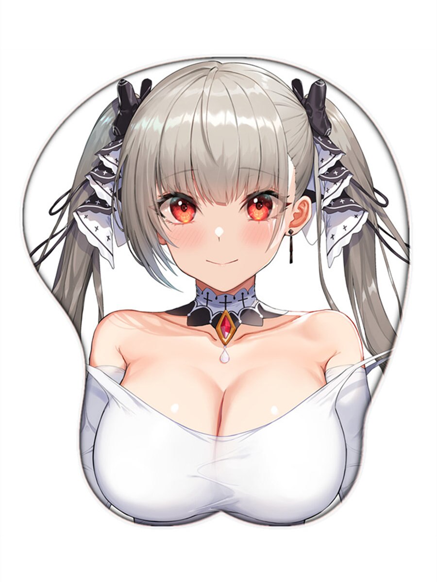 azur Lane Formidable Sexy Big Breast Mouse Pad 3D with Wrist Oppai Silicone Gel Gaming Cute Desk Pad