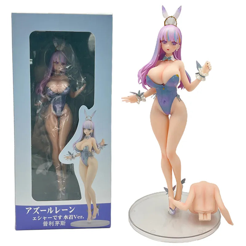 29cm Azur Lane Plymouth Bunny Girl Anime Figure Azur Lane St Louis Action Figure Sirius Figure Sexy Collectible Model Doll Toys