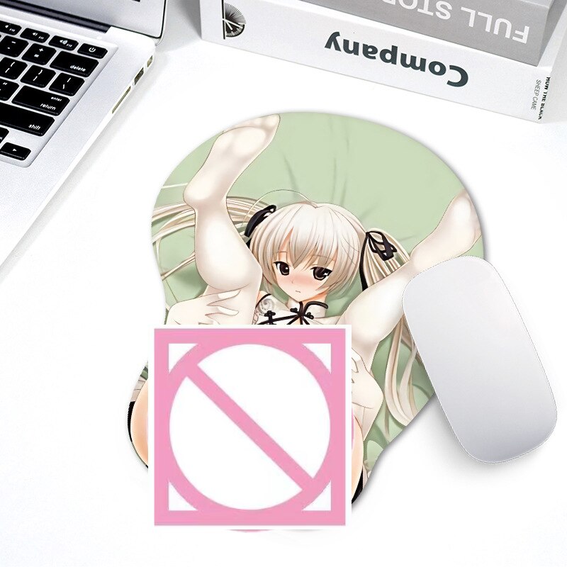 DATE A LIVE One piece Himekawa Yoshino Boa Hancock Anime Mouse Pad with Wrist Support Anti Slip Silicone Hand Rest 3D Mice Mat