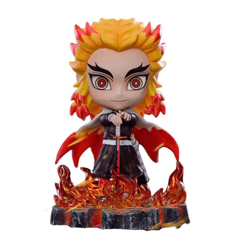 Figurine de dessin animé Demon Slayer Kimetsu No Yaiba GK Rengoku Kyoujurou Kamado Nezuko Tomioka Giyuu, figurine d'action en PVC, modèle de jouets cadeaux