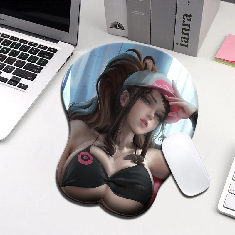 3D Boobs Mousepad | Oppai Ass Tits Mouse Pad | Silicone boobs mousepad