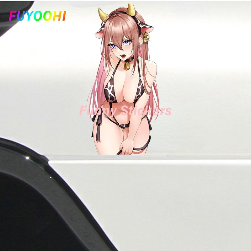 Sexy anime girl Sticker | Bikini Anime girl stickers | Sexy swimsuit stickers | underwear car stickers decal anime cute car accessories decoration