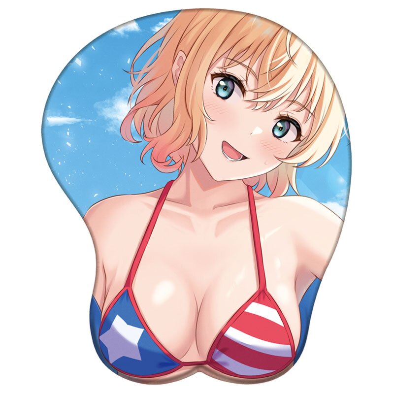 Rent A Girlfriend 3D Silicone Mousepad Ichinose Chizuru Ruka Sumi Nanami 3D Wristband Mouse Pad Anime 3D Wrist Rest MouseMat