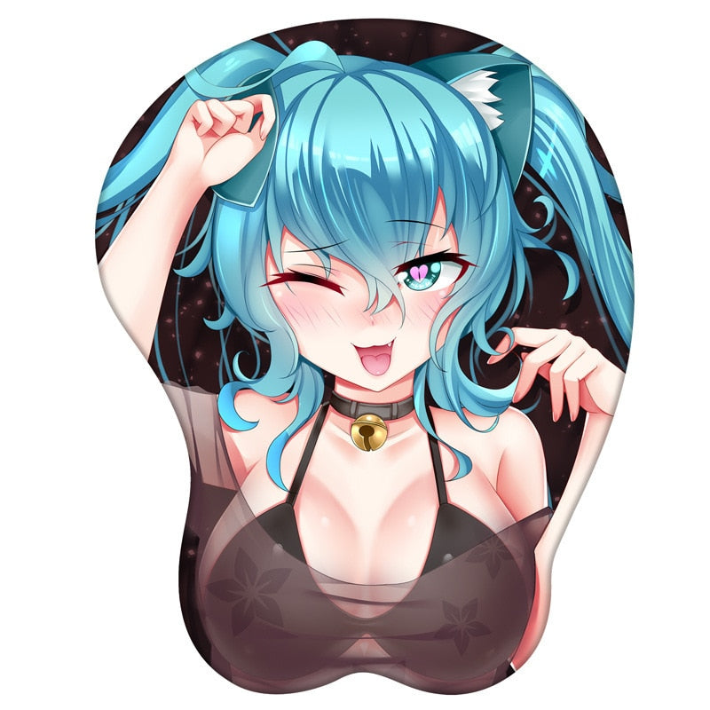 3D Boobs Mousepad | Oppai Ass Tits Mouse Pad | Silicone boobs mousepad