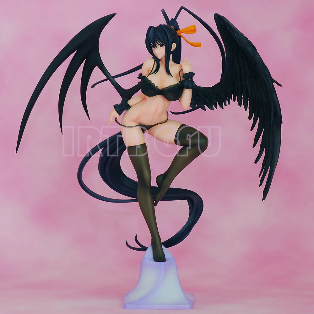 High School D×D BorN Himejima Akeno 1/7 Modèle souple Jouets pour filles Anime japonais PVC Figurine d'action Jouet Jeu Collection Modèle Poupée