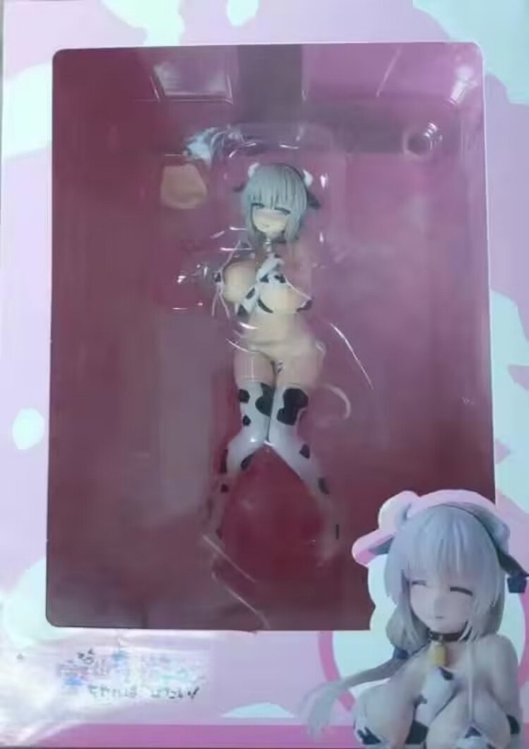 22CM Wave DreamTech Uzaki chan wa Asobitai Tsuki Uzaki Cow Pattern Bikini 1/7 Pvc Action Figure Toy Adult Collection doll gift