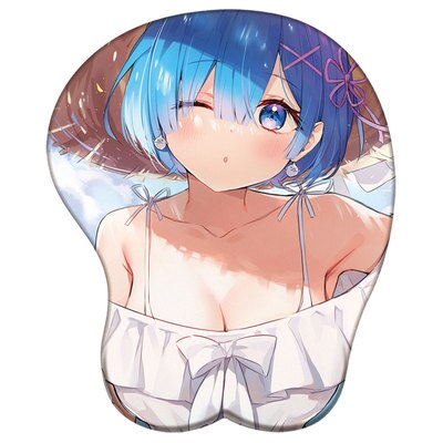 Re:Life in a different world from zero Rem Figure 3d Girl Soft Gel Gaming Mouse Pad Mousepad Wrist Rest 4778 Gifts Man Toy