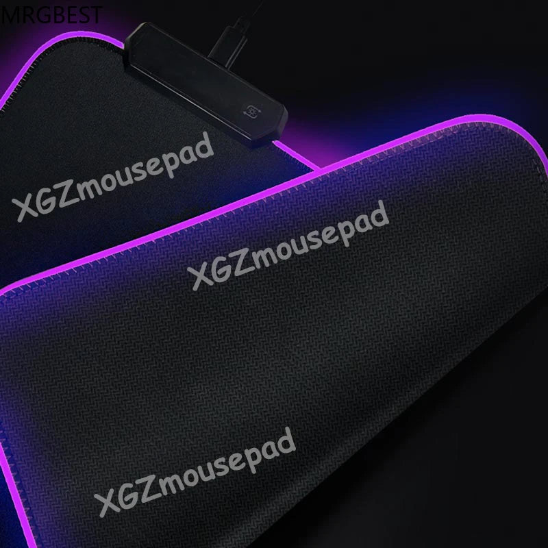 RGB Mouse Pads Sexy RGB Glowing Mouse mats Computer Desk Mat Send USB Interface Charger Advanced Backlight MousePad