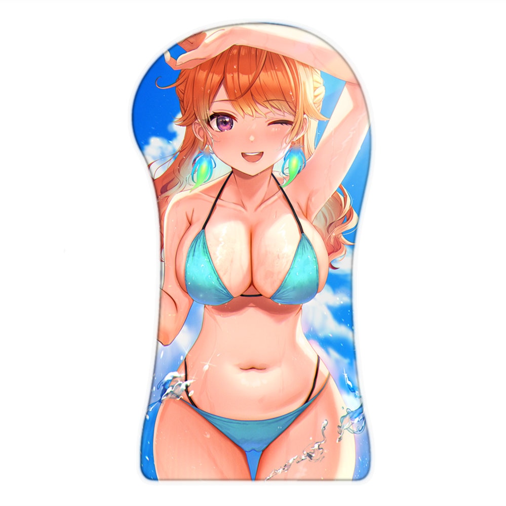 2022 New Creative Hololive Swimsuit 3D Whole Body Large Mouse Pad Gaming Anime Sexy Oppai Pad Ass Mousepad with Arm Wrist Rest