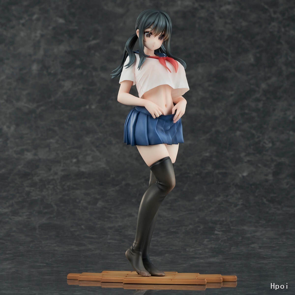 25CM Anime Model Toy Curtain Sauce Figure Sexy Doll Action Figuine PVC Sailor Suit Skirt Doll Undressable Standing Static Figure