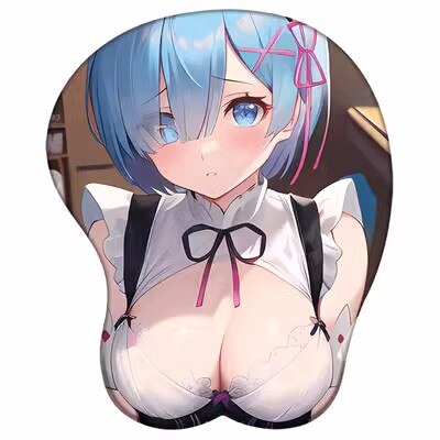 Re:Life in a different world from zero Rem Figure 3d Girl Soft Gel Gaming Mouse Pad Mousepad Wrist Rest 4778 Gifts Man Toy