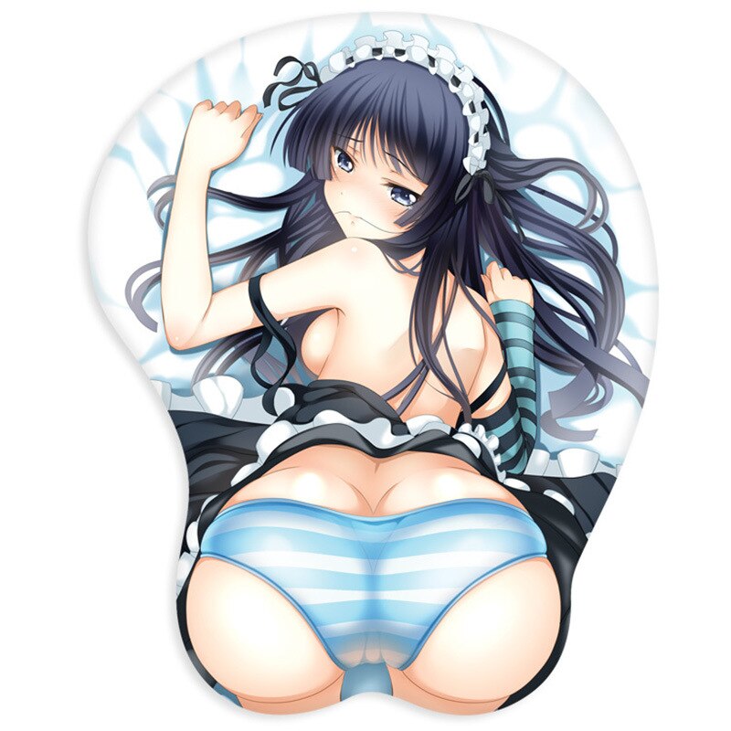 Akiyama Mio 3D Hand Wrist Rest Mouse Pad Mousepad Silicone Butt Breast Oppai Soft Gaming Mouse Mat Office Work Gift