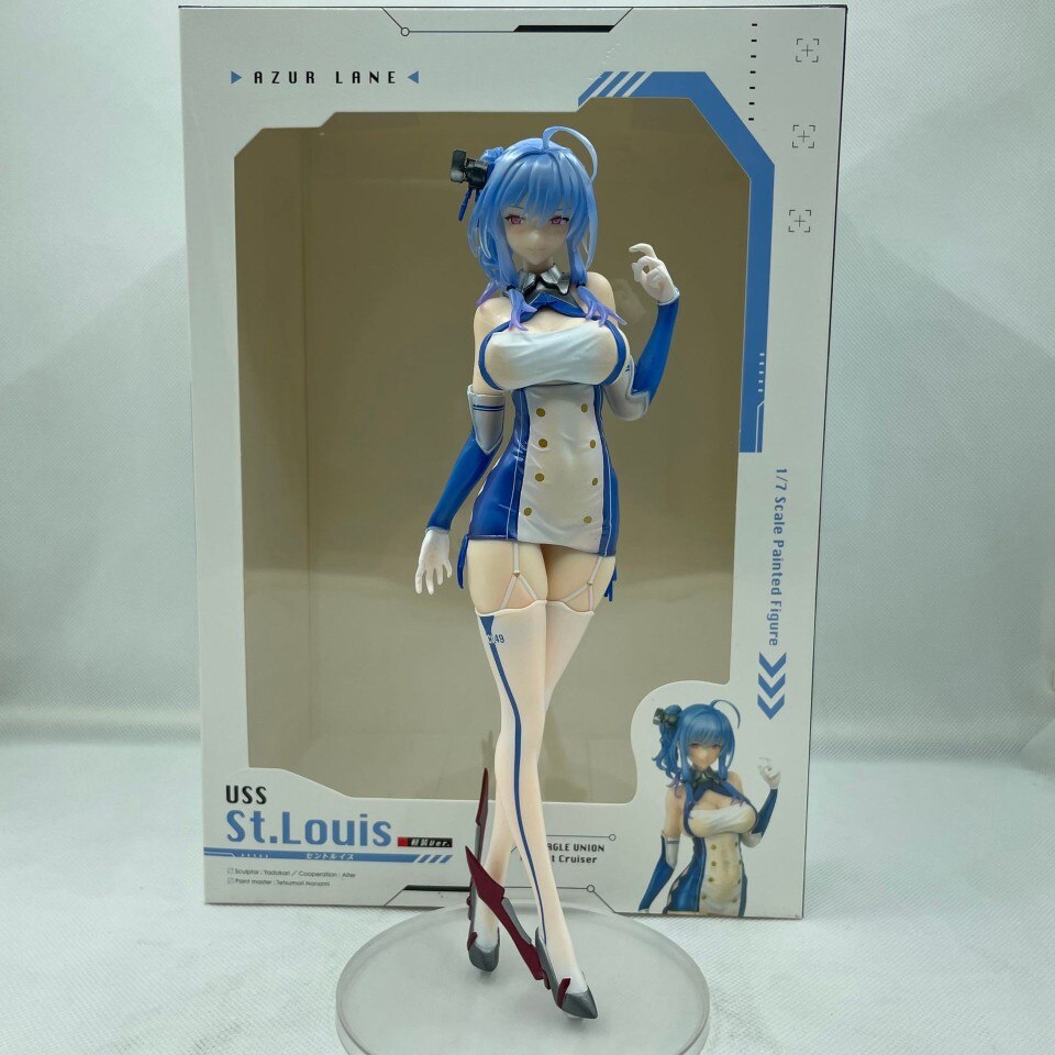 29cm Azur Lane Plymouth Bunny Anime Girl Figure Azur Lane St Louis Action Figure Sirius Figure Adult Collectible Model Doll Toys