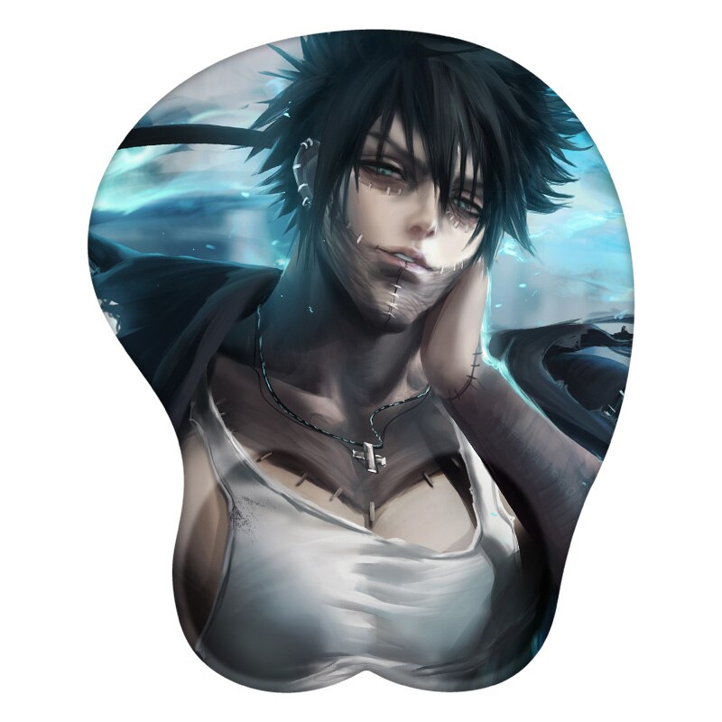 Dabi My Hero Academia 3D Mouse Pad Anime Wrist Rest Silicone Sexy Creative Gaming Mousepad Mat