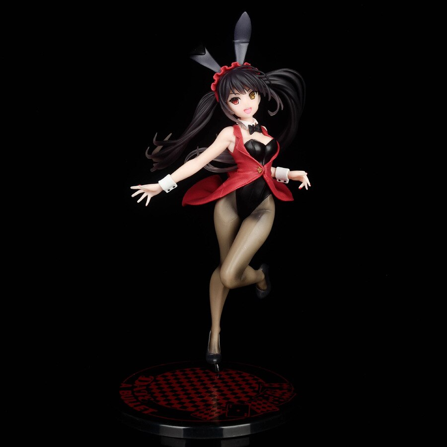 20cm FREEing B-Style Date A Live Sexy Anime Figure White Queen Bunny Girl Action Figure Date A Bullet Figurine Adult Doll Toys