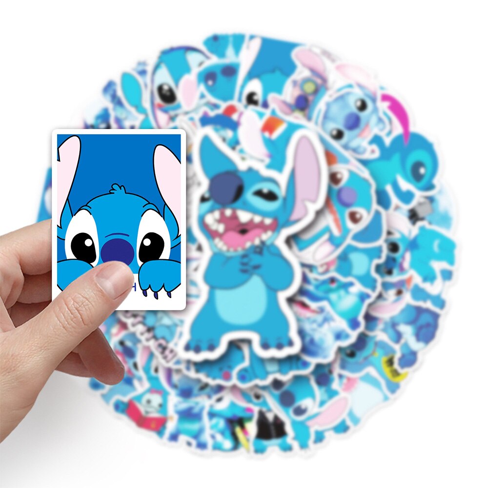10/30/50pcs Cute Disney Stitch Stickers Cartoon Waterproof Decals DIY –  K-Minded