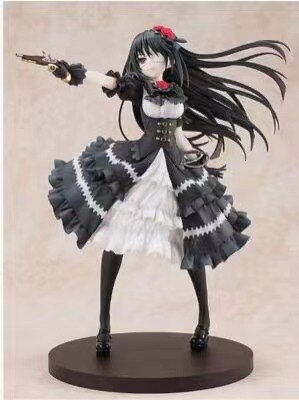 28cm Date A Live II Anime Figure Kurumi Tokisaki Action Figure Nightmare Kurumi Tokisaki Sexy 1/8 PVC Figurine Model Doll Toy