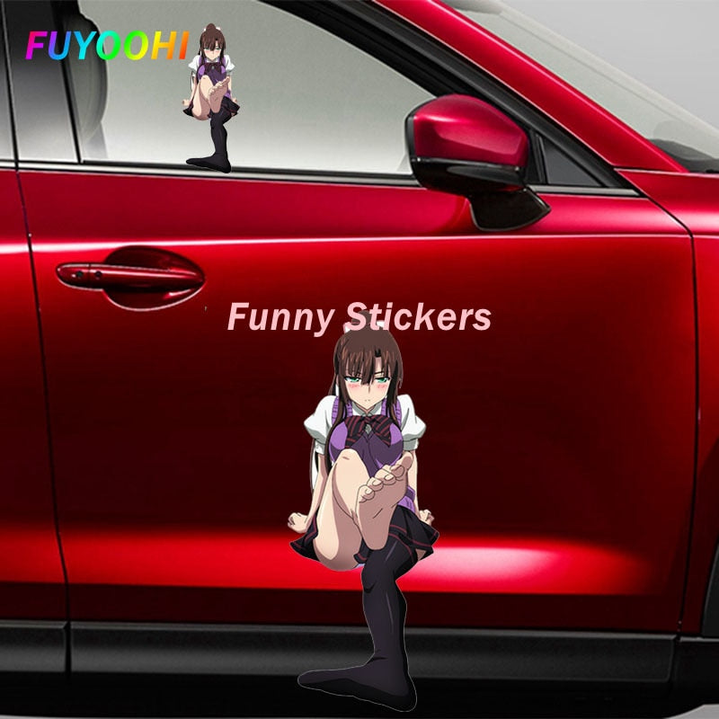 Sexy anime girl Sticker | Bikini Anime girl stickers | Sexy swimsuit stickers | underwear car stickers decal anime cute car accessories decoration