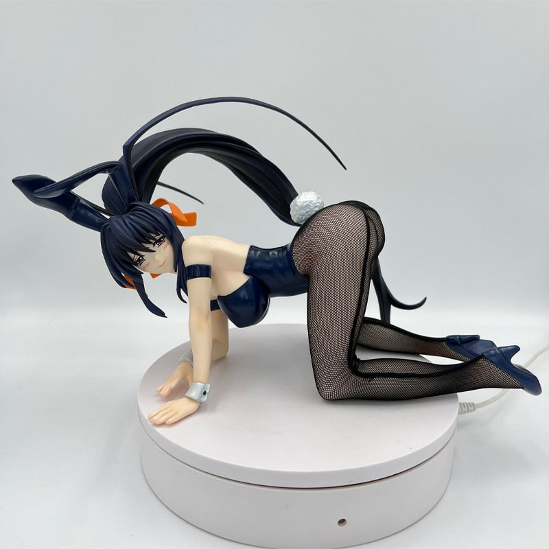 30cm High School D x D HERO Anime Figure Akeno Himejima Bunny Ver Action Figure Rias Gremory Sexy Girl Feature Model Doll Toy