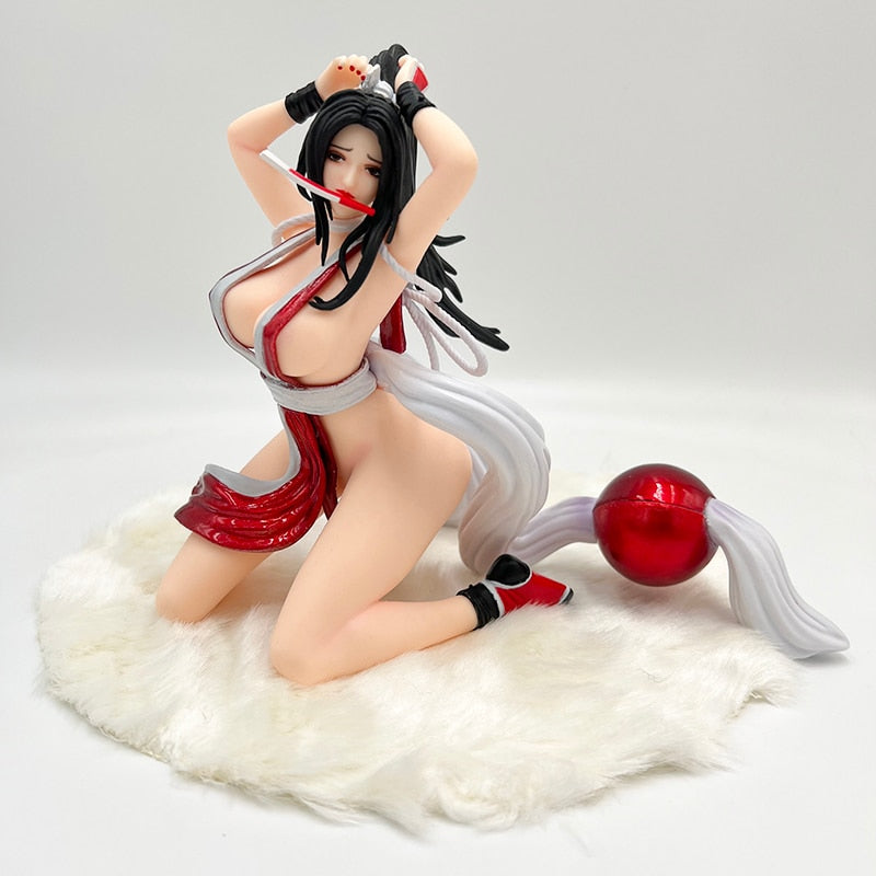 16cm The King of Fighters Shiranui Mai Sexy Anime Figure Honor of Kings Chun-Li Action Figure Adult Anime Girl Figure Doll Toys