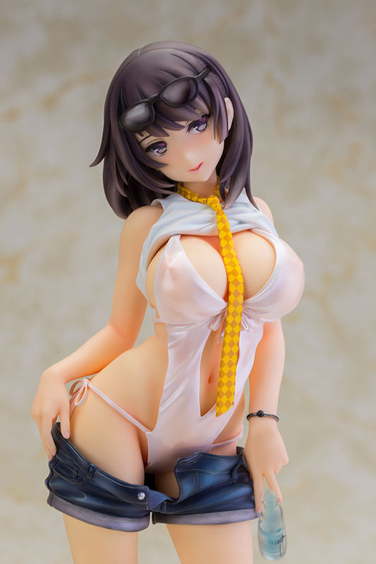 28CM Alphamax SKYTUBE Anime Girl Toshiue Kanojo 1/6 Complete PVC Action Figure Toy Statue Model Toys Adult Collection Doll Gift