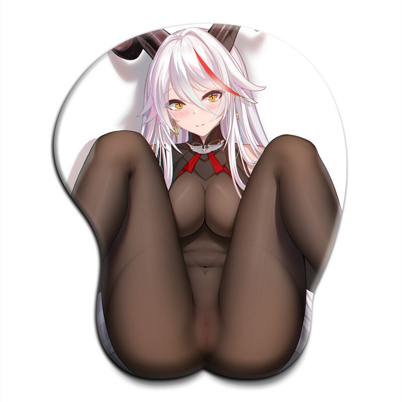 Azur Lane Big Oppai 3D Gaming Mousepad with Wrist Rest Breasts Mouse Pad for Pc Gamer Mat Soft and Comfortable