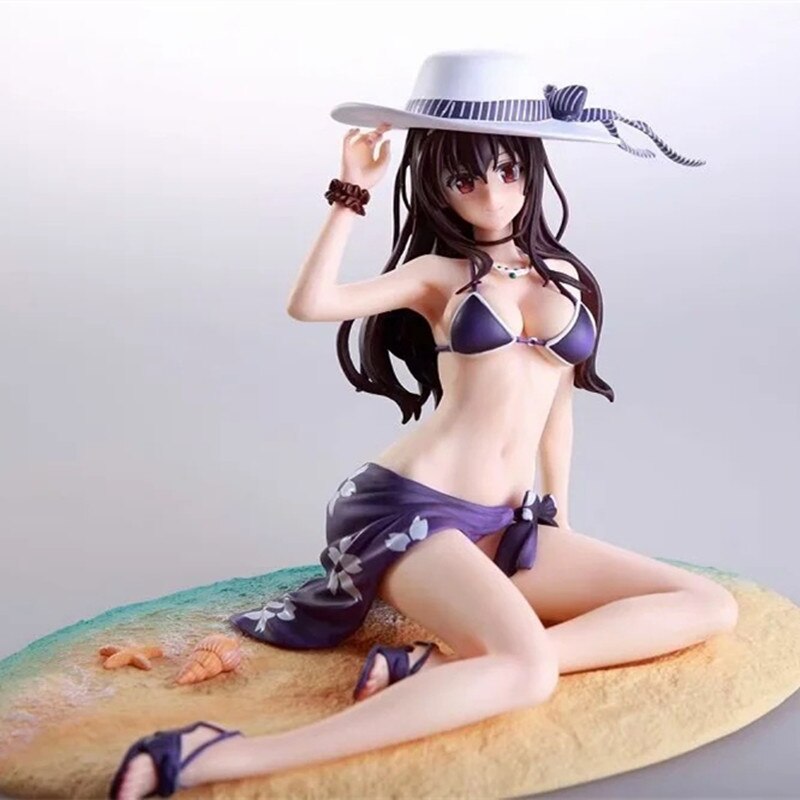 Saekano Japanese Anime How to Raise a Boring Girlfriend Utaha Kasumigaoka Swimsuit Ver. PVC Sexy Girls Action Figure Model Toy