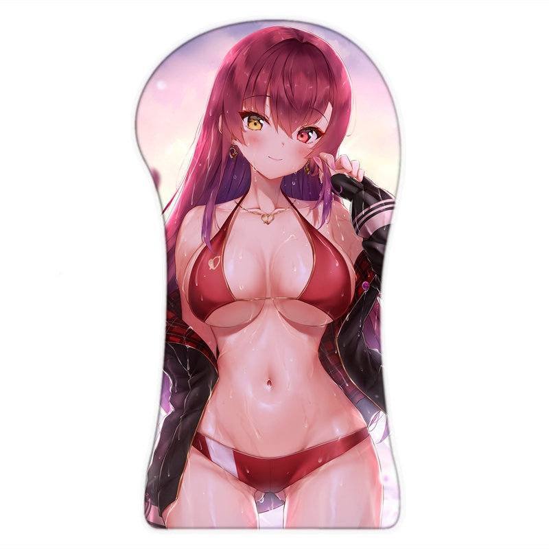 2022 New Creative Hololive Swimsuit 3D Whole Body Large Mouse Pad Gaming Anime Sexy Oppai Pad Ass Mousepad with Arm Wrist Rest