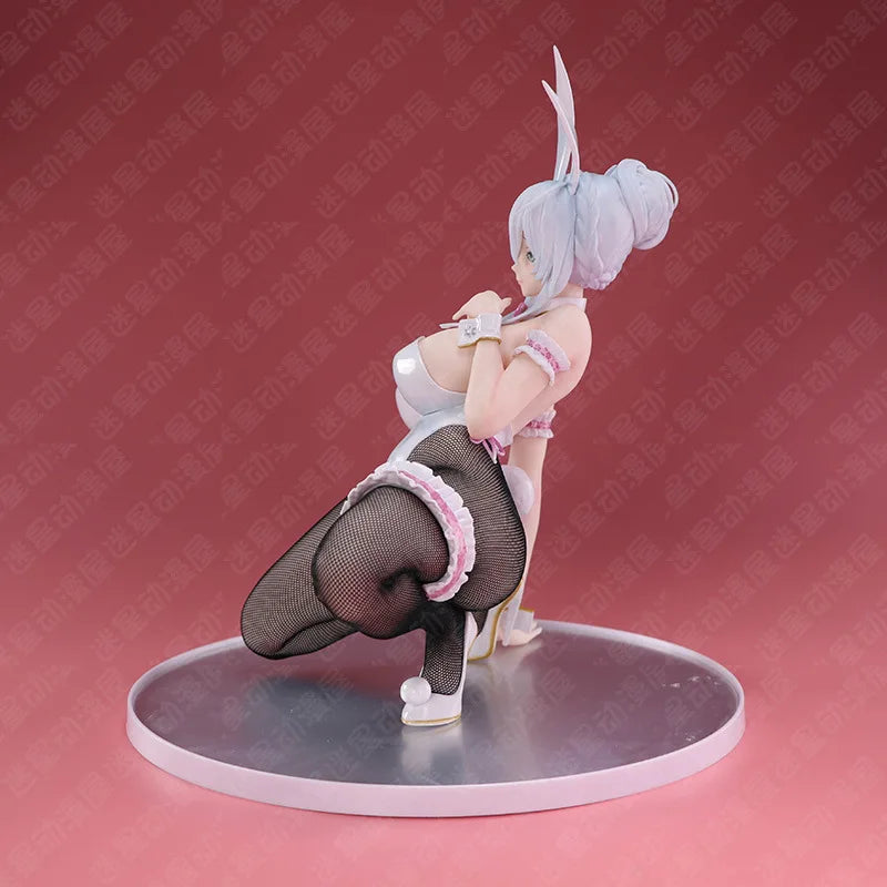 Figurine natif Hito Tsukiai ga Nigate na Miboujin no Yukionna-san à Noroi no Yubiwa Yukino Mifuyu Bunny Ver, modèle en PVC, cadeaux