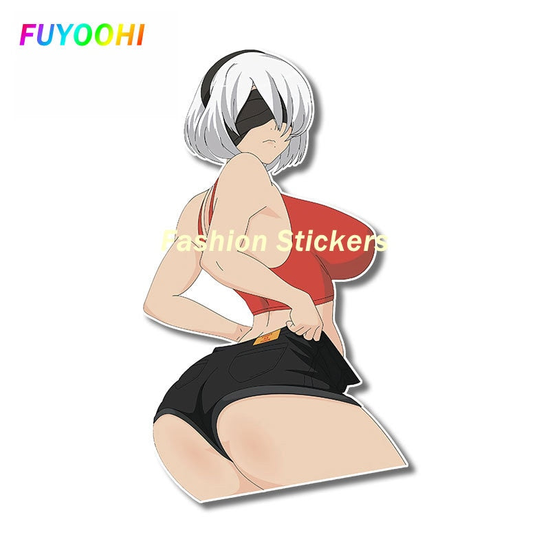 Sexy anime girl Sticker | Bikini Anime girl stickers | Sexy swimsuit stickers | underwear car stickers decal anime cute car accessories decoration