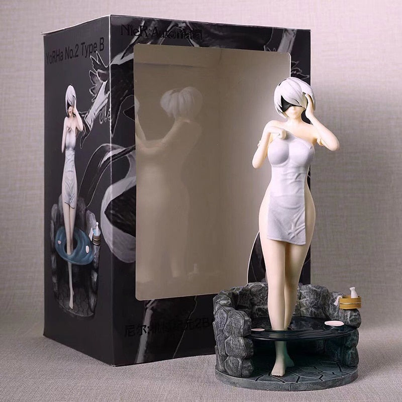 22cm NieR Automata 2b Sexy Girl Anime Figure 2b YoRHa No.2 Type B Action Figure YoRHa No.2 Type B Figurine Collectible Doll Toys