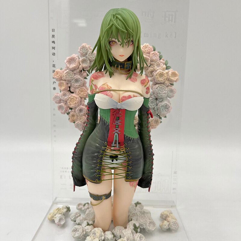 24cm Illustration Revelation Yueji Mingke Anime Girl Figure Tuyi Collaboration Yueji Mingke Action Figure Collectible Model Toys