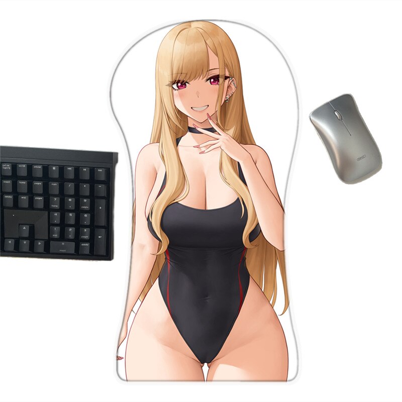 Ma robe chérie Kitagawa Marin Bikinis Sexy 3D tout le corps grand tapis de souris Anime Ass Oppai tapis de souris kawaii tapis de bureau