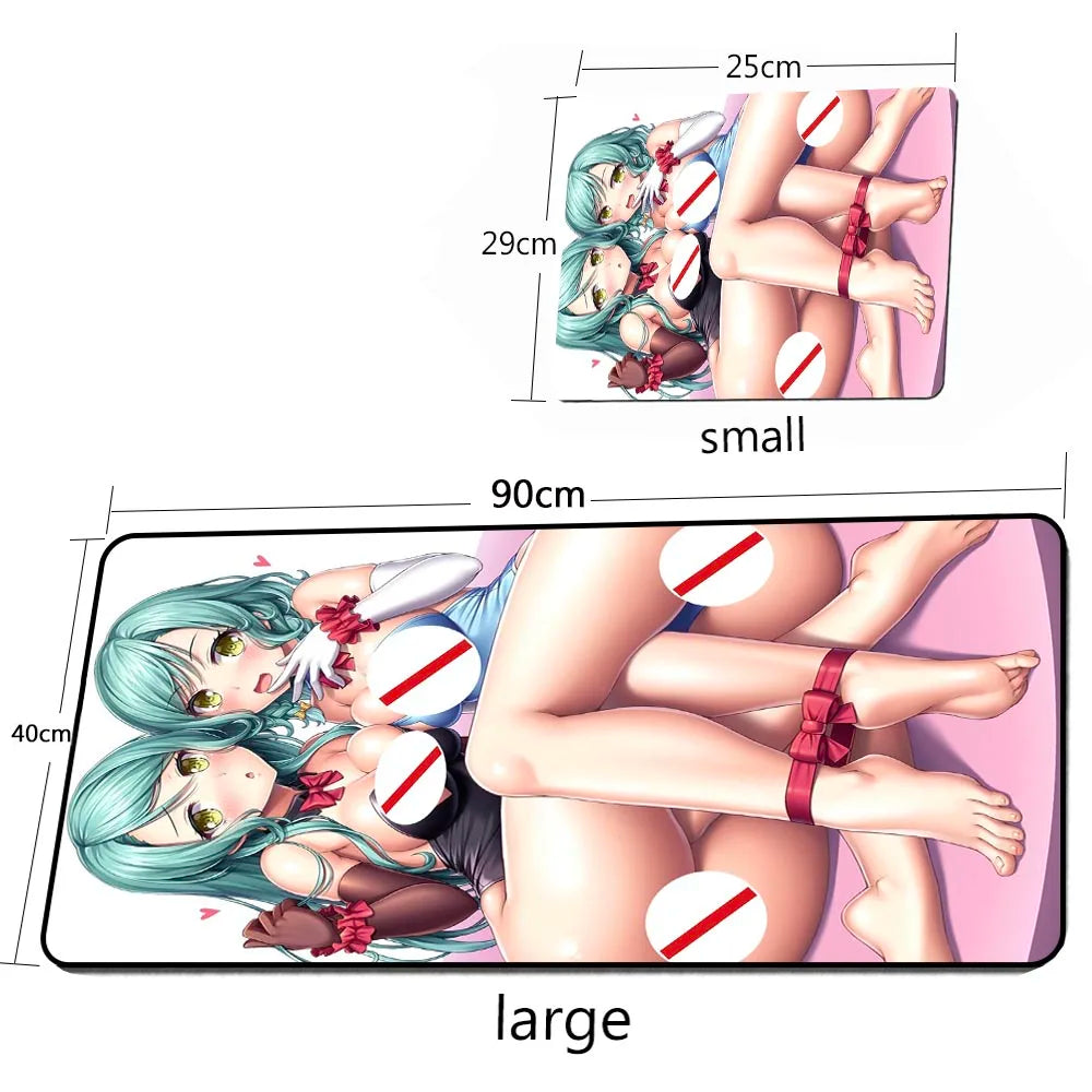 Busty Sexy Bikini Girl Anime Mouse Pad Laptop Gaming Accessories Keyboard Carpet Computer Desktop Gamer Large Mouse Pad Desk Mat